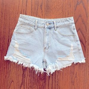 SHEIN High-Waisted Denim Shorts